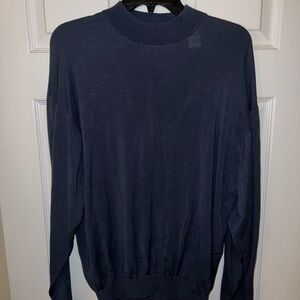 Pronto Uomo Navy Crewneck Sweater